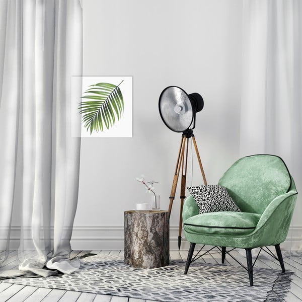 Canvas Greenery Black Palm kép, 32 x 32 cm - Styler-image-1