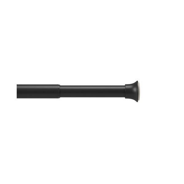 Matt fekete zuhanyfüggöny rúd 106 - 182 cm Chroma – Umbra-image-2