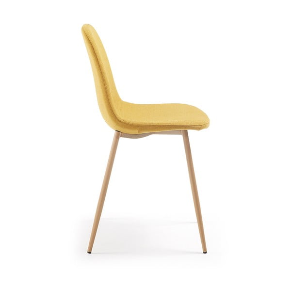 Lissy mustársárga étkezőszék - Kave Home-image-2