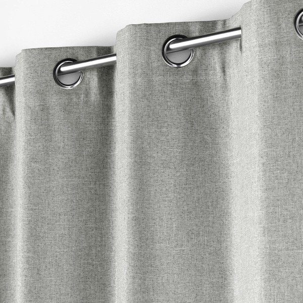 Világosszürke sötétítő függöny 140x260 cm Crepuscule – douceur d'intérieur-image-1