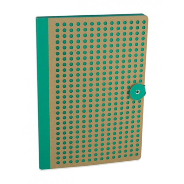 Laser zöld jegyzetfüzet, 160 oldalas - Portico Designs