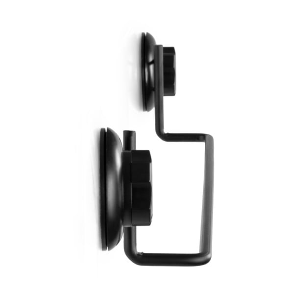 Bestlock Black Tube Holder For Towels fekete öntapadós fali törölközőtartó, 60,6 x 9 cm - Compactor-image-4