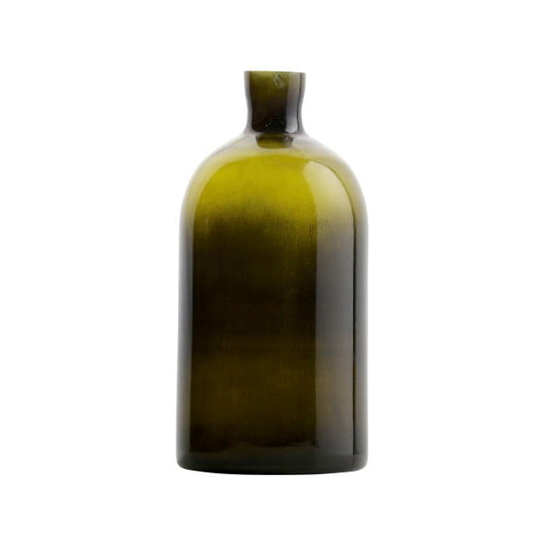 Chemistry sötétzöld üveg váza, magasság 30 cm - BePureHome