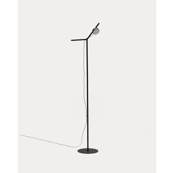 Fekete LED dimmelhető állólámpa (magasság 160 cm) Orey – Kave Home-image-3