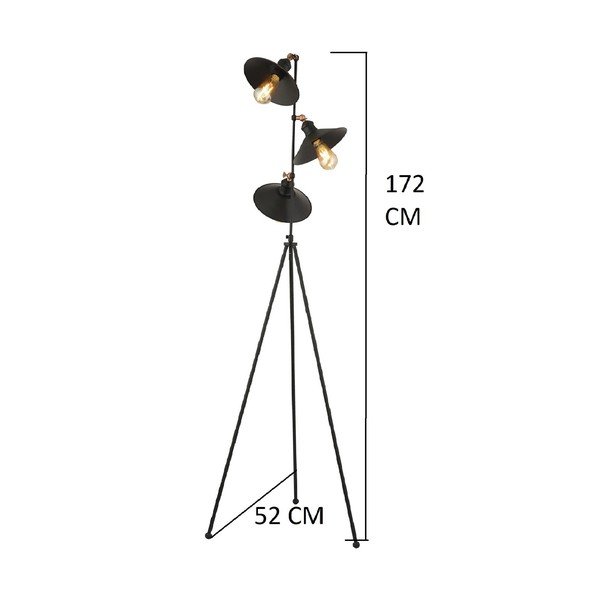 Fekete állólámpa Bowl - Magenta Home-image-2