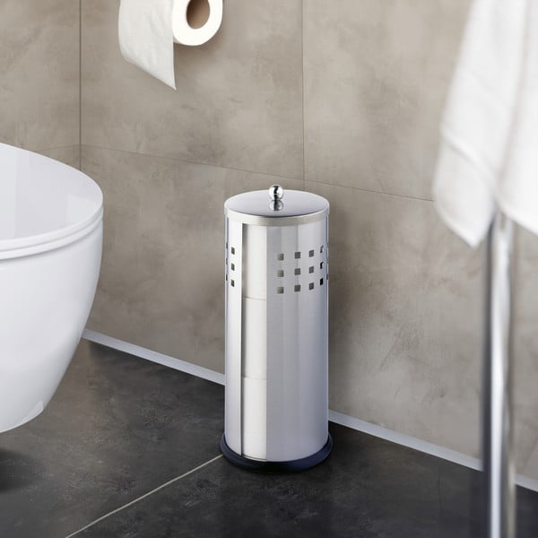 Ancona Matt ezüstszínű WC-papír tartó - Wenko-image-1