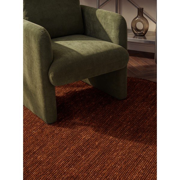 Barna kézi szövésű gyapjú kerek szőnyeg ø 200 cm Bexley Woolwich – Ted Baker-image-3