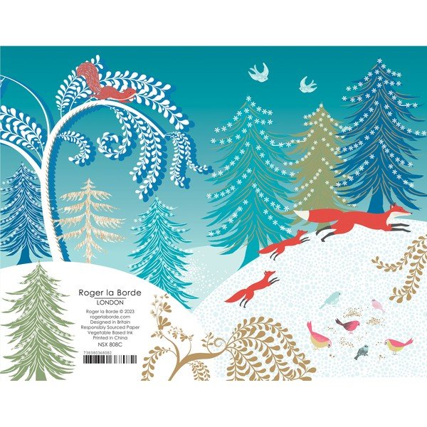 Üdvözlőlap szett 8 db-os karácsonyi mintával Christmas  – Roger la Borde-image-1