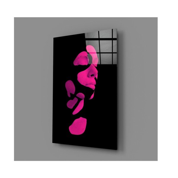 Fragmented Pink üvegezett kép - Insigne-image-4