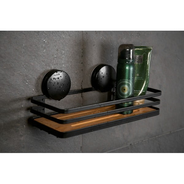 Alba fekete fürdőszobai polc - Wenko-image-3