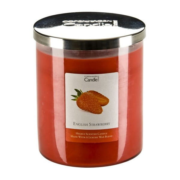 Aromagyertya eper illatával, 70 óra égési idő - Copenhagen Candles