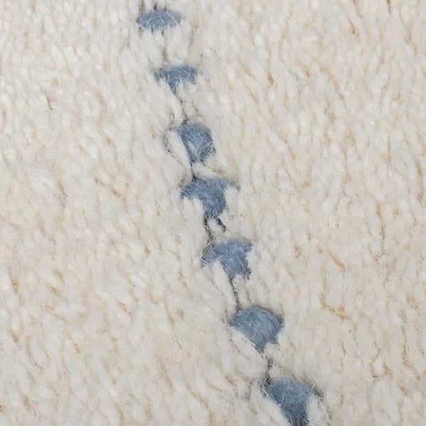 Krémszínű kézi szövésű gyapjú szőnyeg 200x290 cm Dottie Geometric – Flair Rugs-image-3