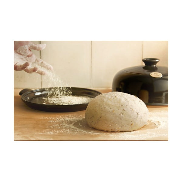 Fekete kerek kenyérsütő forma, ⌀ 28,5 cm - Emile Henry-image-2