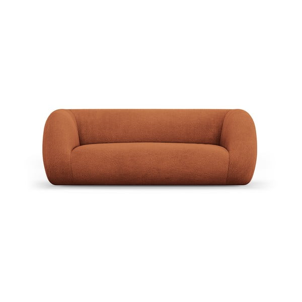 Narancssárga buklé kanapé 210 cm Essen – Cosmopolitan Design