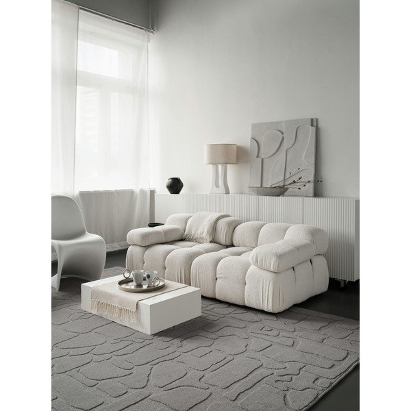 Szürke gyapjú szőnyeg 160x230 cm Morphic Dunes – Agnella-image-2