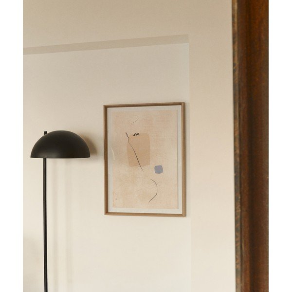 Kézzel festett keretezett-vászon kép 50x70 cm Sormi – Kave Home-image-1