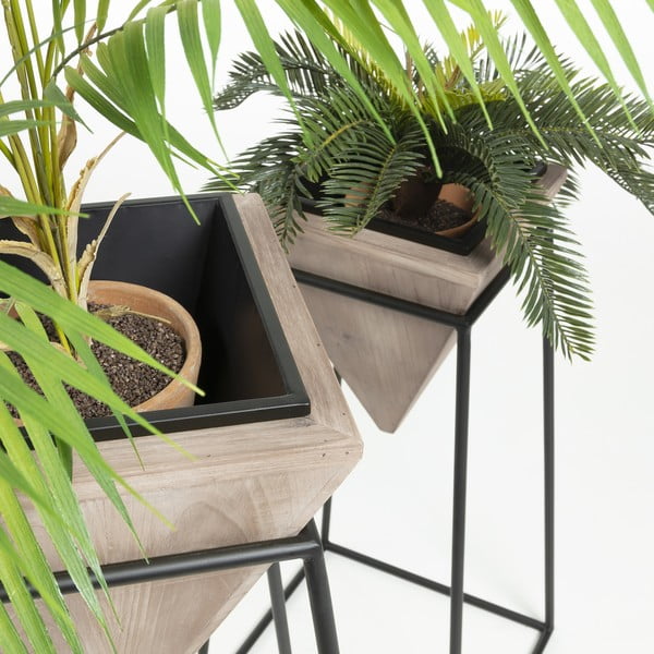 Star 2 db-os virágtartó szett - Kave Home-image-1