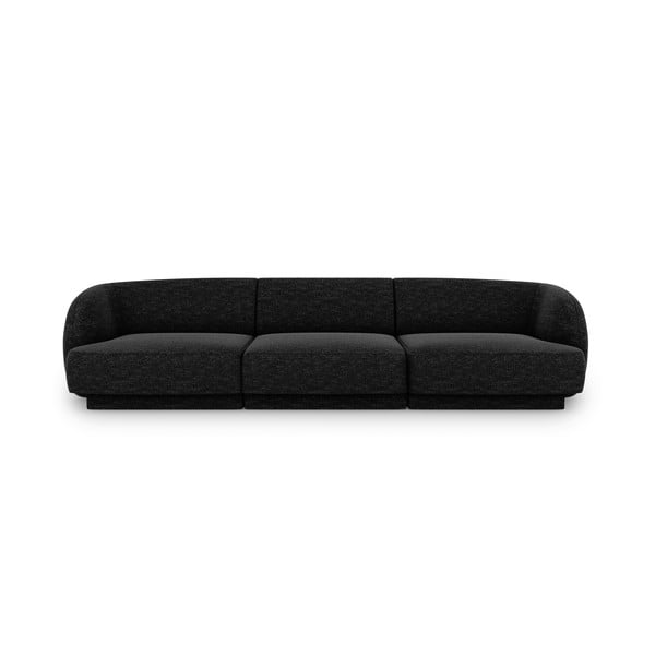 Antracitszürke kanapé 259 cm Miley – Micadoni Home