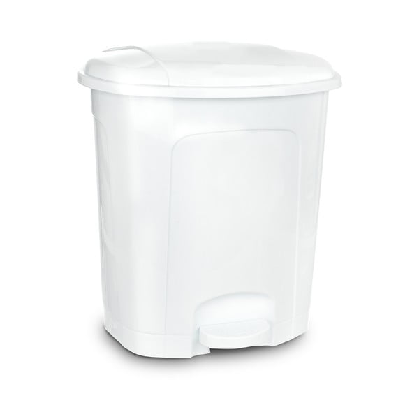 Fehér műanyag pedálos szemetes 5,5 l – Orion