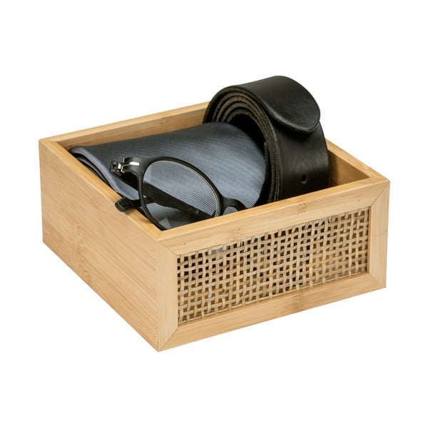 Allegre bambusz fürdőszobai rendszerező, 15 x 7 cm - Wenko-image-3