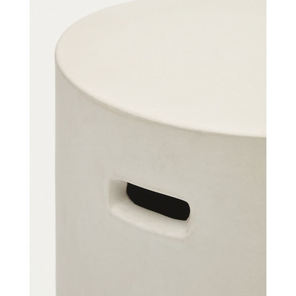 Beton kerek kerti tárolóasztal ø 37 cm Aiguablava – Kave Home-image-3