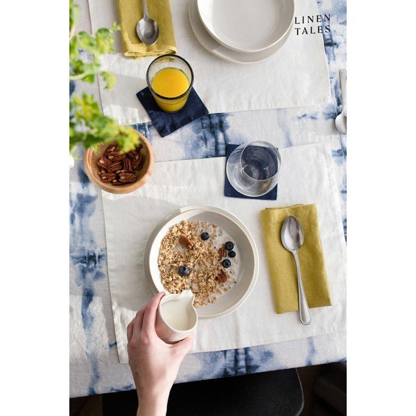 Fehér len tányéralátét, 35 x 45 cm - Linen Tales-image-2