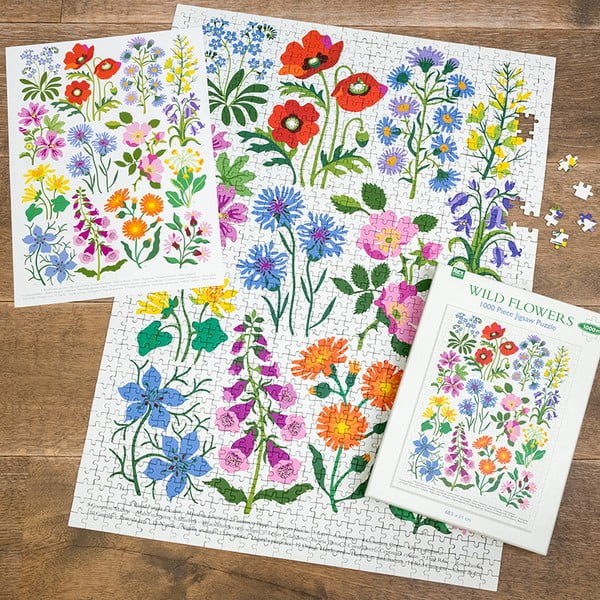 Puzzle (darabszám 1000) Wild Flowers – Rex London-image-1