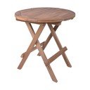 Teakfa kerek kerti tárolóasztal ø 50 cm Luang – Garden Pleasure