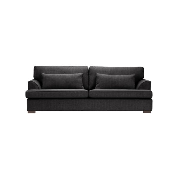 Ferrandine antracit szürke 3 személyes kanapé fekete szegéllyel - Rodier