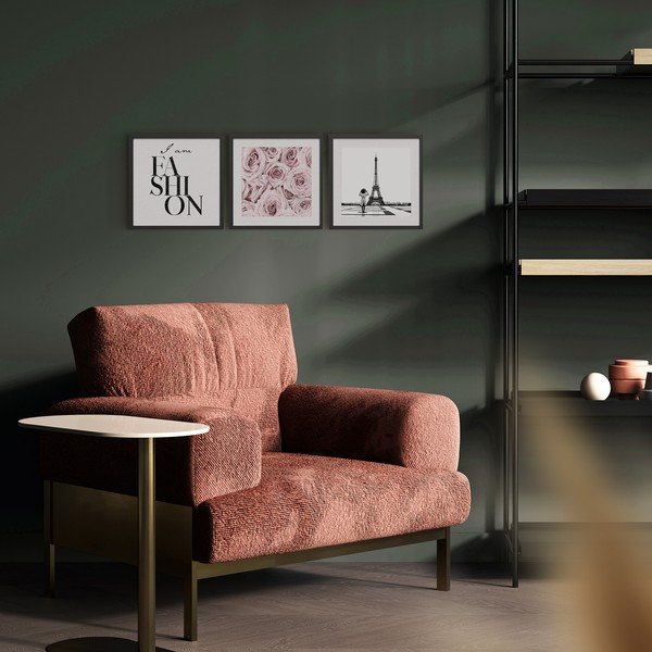 Kép szett 3 db-os 30x40 cm Parisienne – Styler-image-3