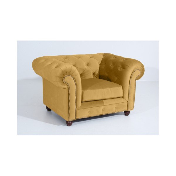 Orleans Velvet sárga fotel - Max Winzer-image-4
