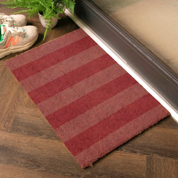 Kókuszrost lábtörlő 40x60 cm Pink Stripe – Artsy Doormats-image-1