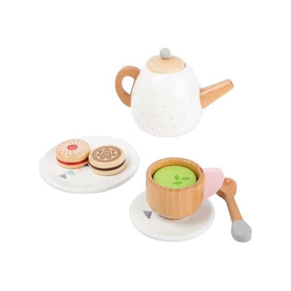 Tea játék teázó szett fából - Legler-image-3