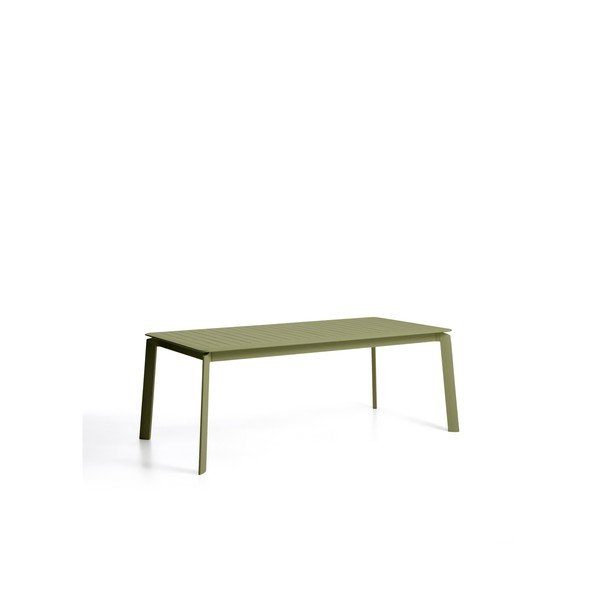 Fém kerti étkezőasztal 100x205 cm Brela – Kave Home-image-4