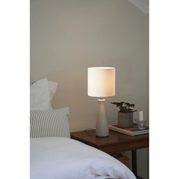 Krémszínű asztali lámpa textil búrával (magasság 42 cm) Birillo – Markslöjd-image-1