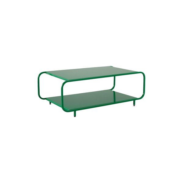 Zöld fém dohányzóasztal 55x100 cm Anzac – Jotex-image-2