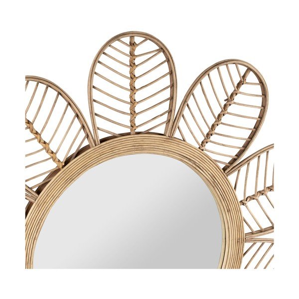 Fali tükör rattan kerettel ø 81 cm Sevent's – Sema-image-4