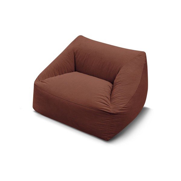 Narancssárga kordbársony babzsákfotel Lilibet – Bobochic Paris-image-4