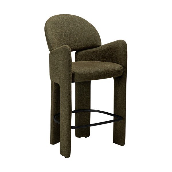 Khaki bárszék (ülésmagasság 68,5 cm) Aole – DAN-FORM Denmark