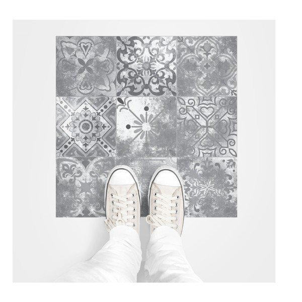 Floor Sticker Aurora padlómatrica, 40 x 40 cm - Ambiance-image-3