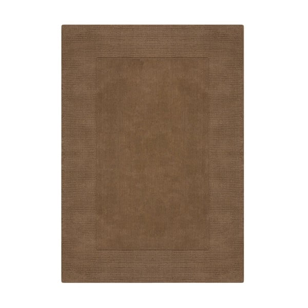Barna gyapjú szőnyeg 120x170 cm – Flair Rugs