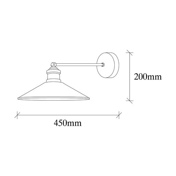 Bronzszínű fali lámpa ø 30 cm Dodo – Opviq lights-image-4