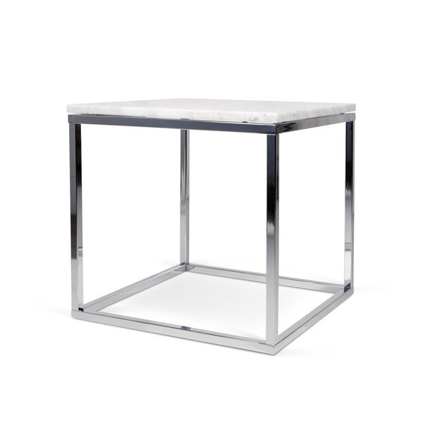 Prairie fehér tárolóasztal, márvány dekorral - TemaHome-image-2