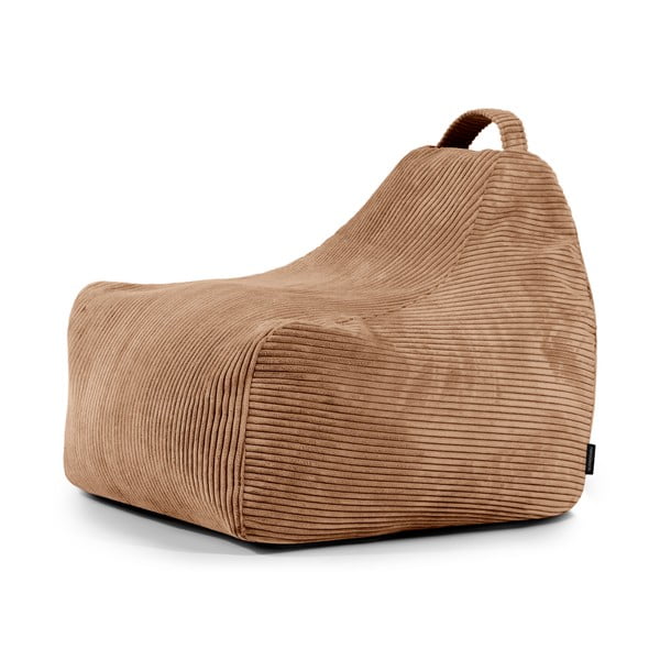 Barna kordbársony gyerek babzsákfotel Game Amuse – SLOWDOWN