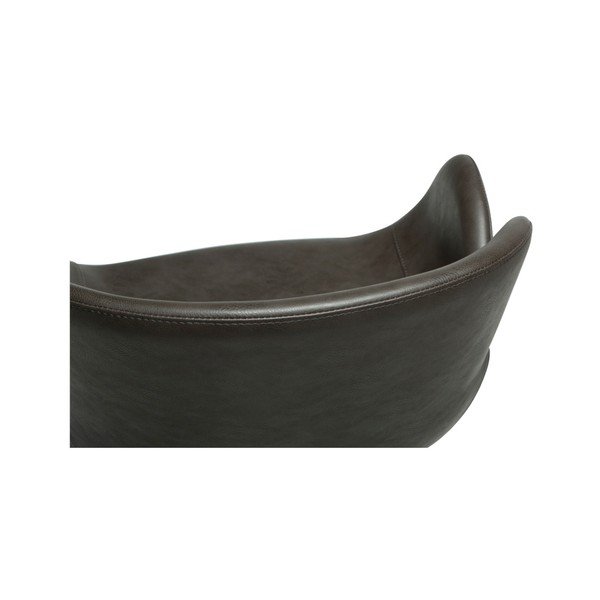 Szürke kárpitozott karfás étkezőfotel Gaia – DAN-FORM Denmark-image-4