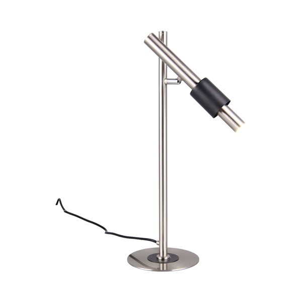 Fekete-ezüstszínű LED asztali lámpa (magasság 50 cm) Ikaris – Trio Select-image-4