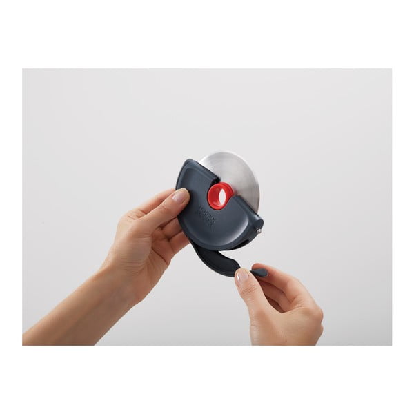 Szilikon-rozsdamentes acél szeletelő pizzához Disc – Joseph Joseph-image-3