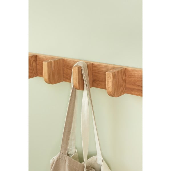 Natúr színű tölgyfa fali fogas Nomad – Hübsch-image-1