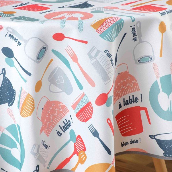 Lemosható asztalterítő ø 160 cm Kitchen – douceur d'intérieur-image-1