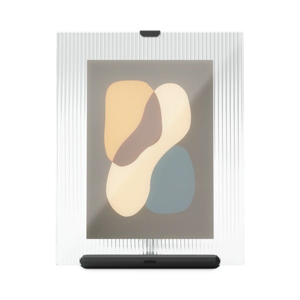 Fekete üveg álló képkeret 19x23 cm Flute – Umbra